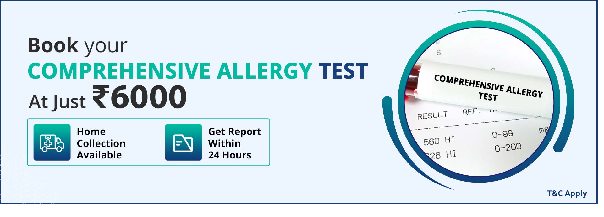 Comprehensive allergy test
